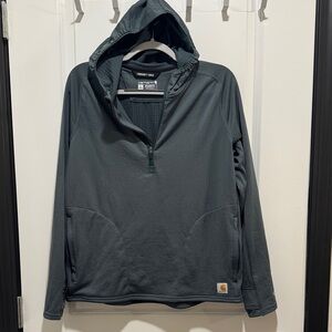 Carhartt Dark Green Womens Zip-Up